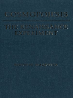cover image of Cosmopoiesis